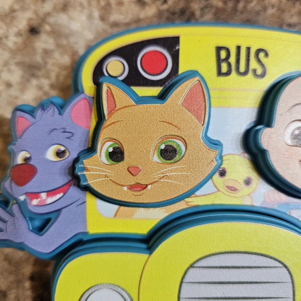 CoComelon School Bus Cake Topper